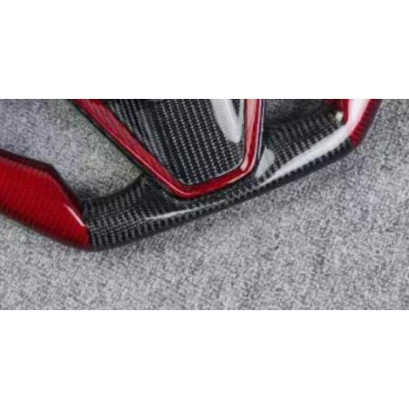Steering wheel for Toyota for Camry , Rav4, for Corolla 2018+ F1 shape, red carbon fiber