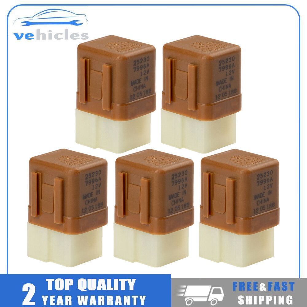 5Pcs Multi-Purpose Relay 25230-7996A 25230-79964 for Nissan for Infiniti RELAY-127