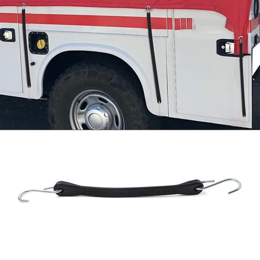 Heavy Duty Rubber Tarp Straps Tie Down Bungee Cords With Hooks 9