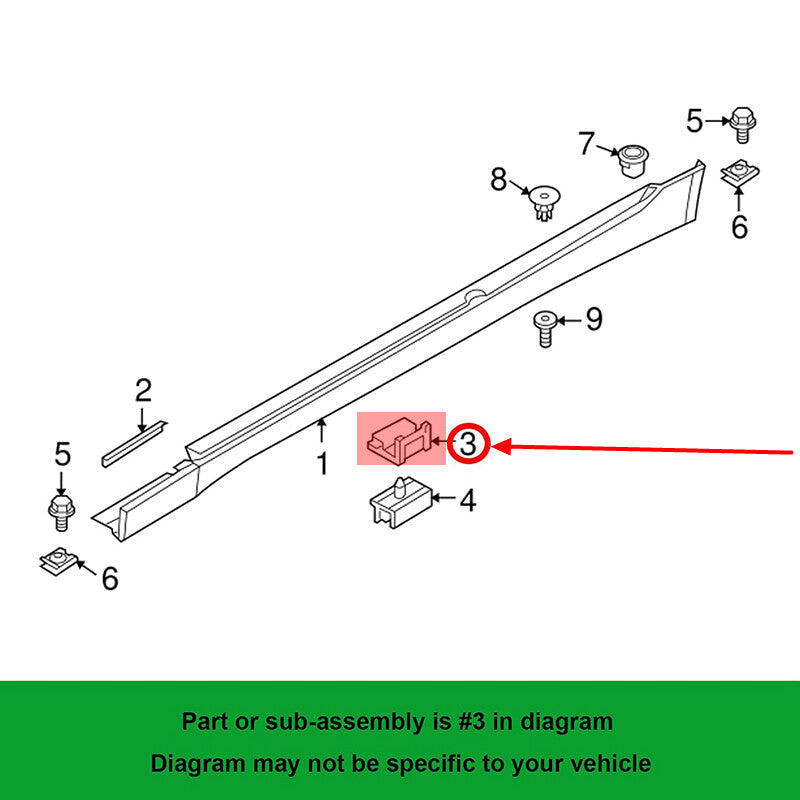 15-piece cover sealing clip retainer 864344A000 suitable for Hyundai for Elantra Sonata and for Tucson