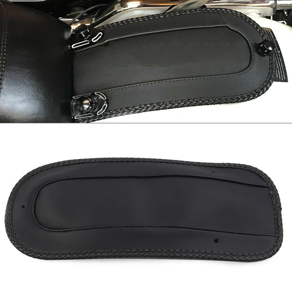 Rear Fender Bib Leather Solo for Seat for Harley Street Road Glide King FLHT 1997-21