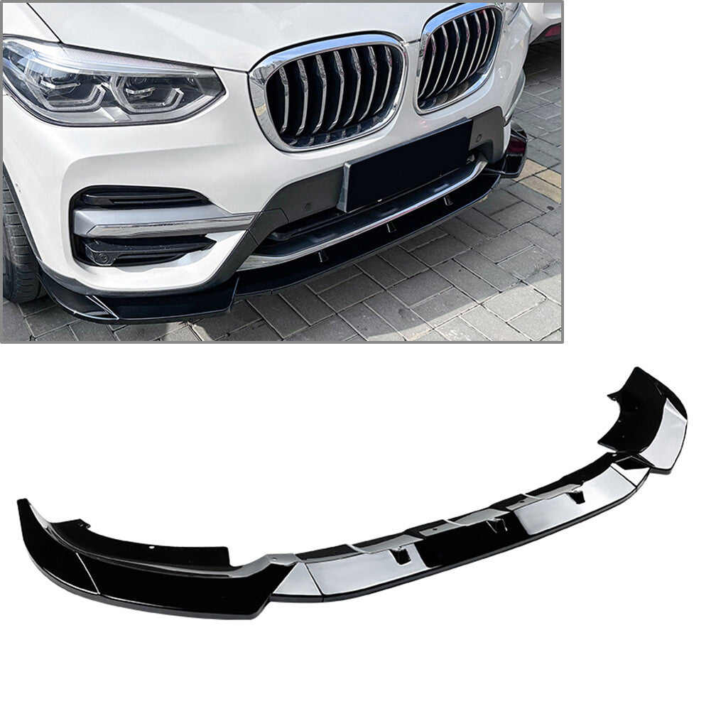 Front Bumper Lip Splitter Spoiler Body Kit for BMW X3 G01 X4 G02 2018-2021