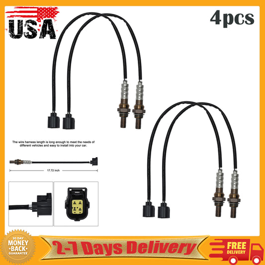4x Oxygen Sensor for Chrysler Sebring for Dodge Grand Caravan for Jeep for Mitsubishi Raider