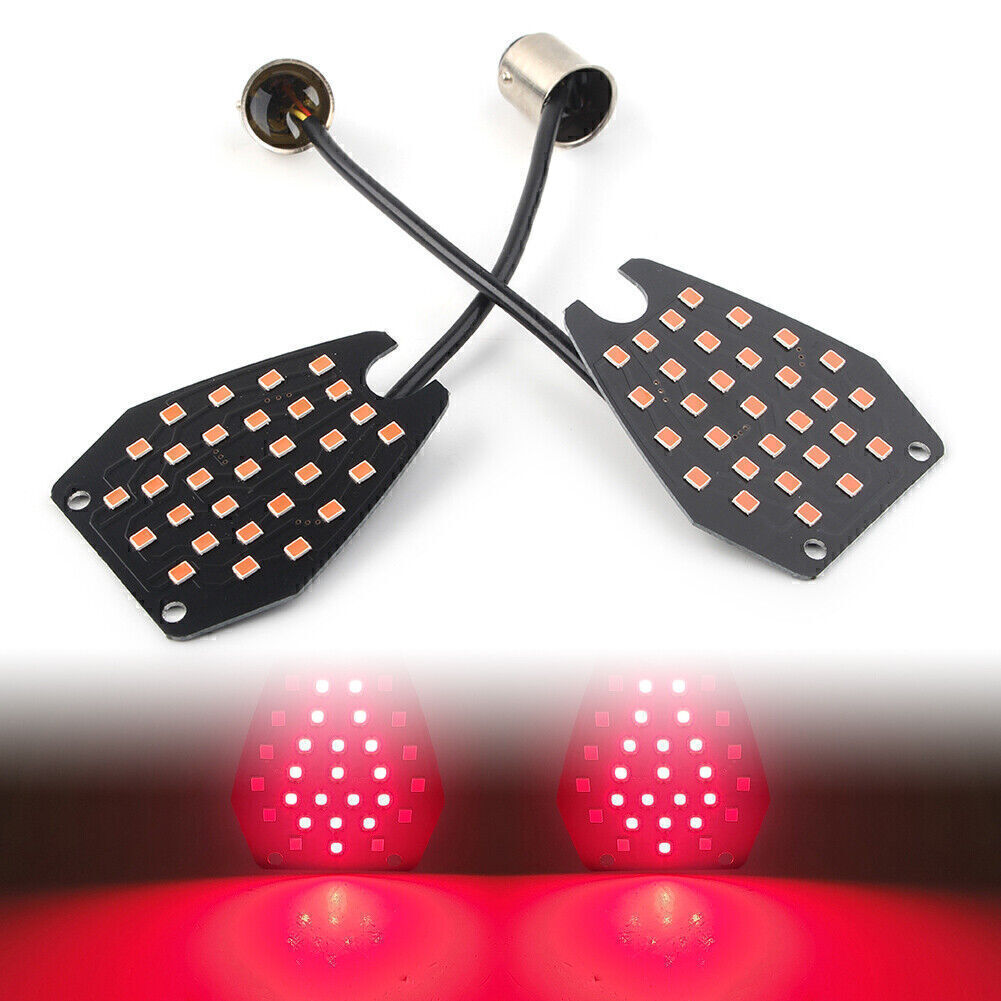 For 2004-07 for Honda CBR1000RR Rear 30SMD LED Turn Signal Indicator Light 1157 Red