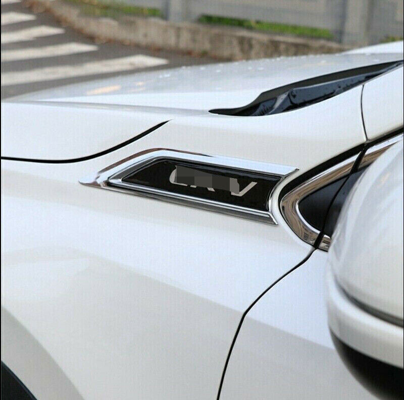 Decor Fender Side Body Molding Emblem Hood Trim Cover for Honda CR-V 2017-2022
