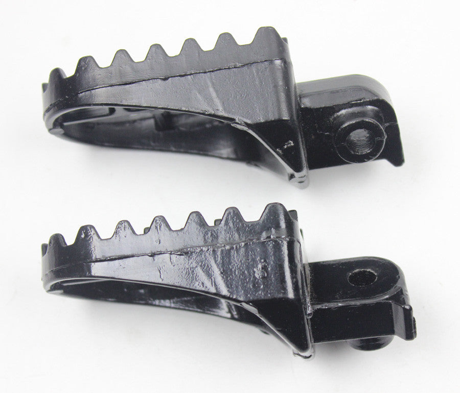 Black Foot Pegs For 1987-2013 for Kawasaki KLR 650 KLR650 Bikes Footrests Footpegs
