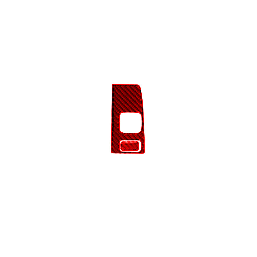 Red Carbon Fiber Driver Door Front Switch Cover For Colorado 04-12/ for Canyon 05-12