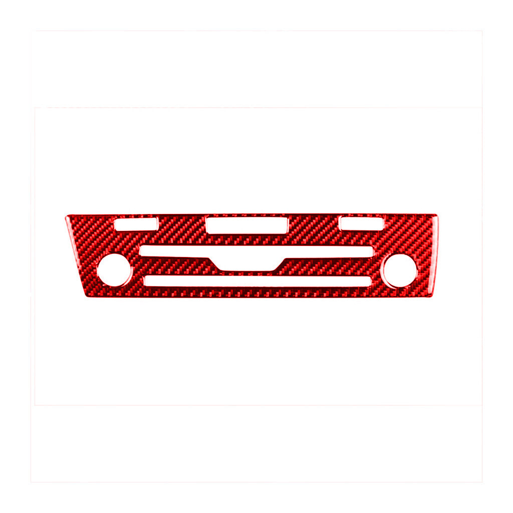 for Lexus RX300 270 200T 450H 16-19Red Carbon Fiber Center Console CD Panel Trim
