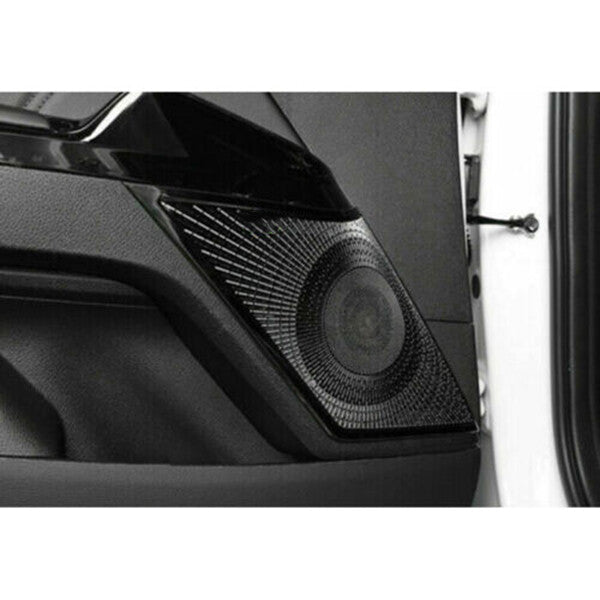 for Kia K5 2021-2023 Black Titanium Inner Door Speaker Horn Frame Cover Trim Cap
