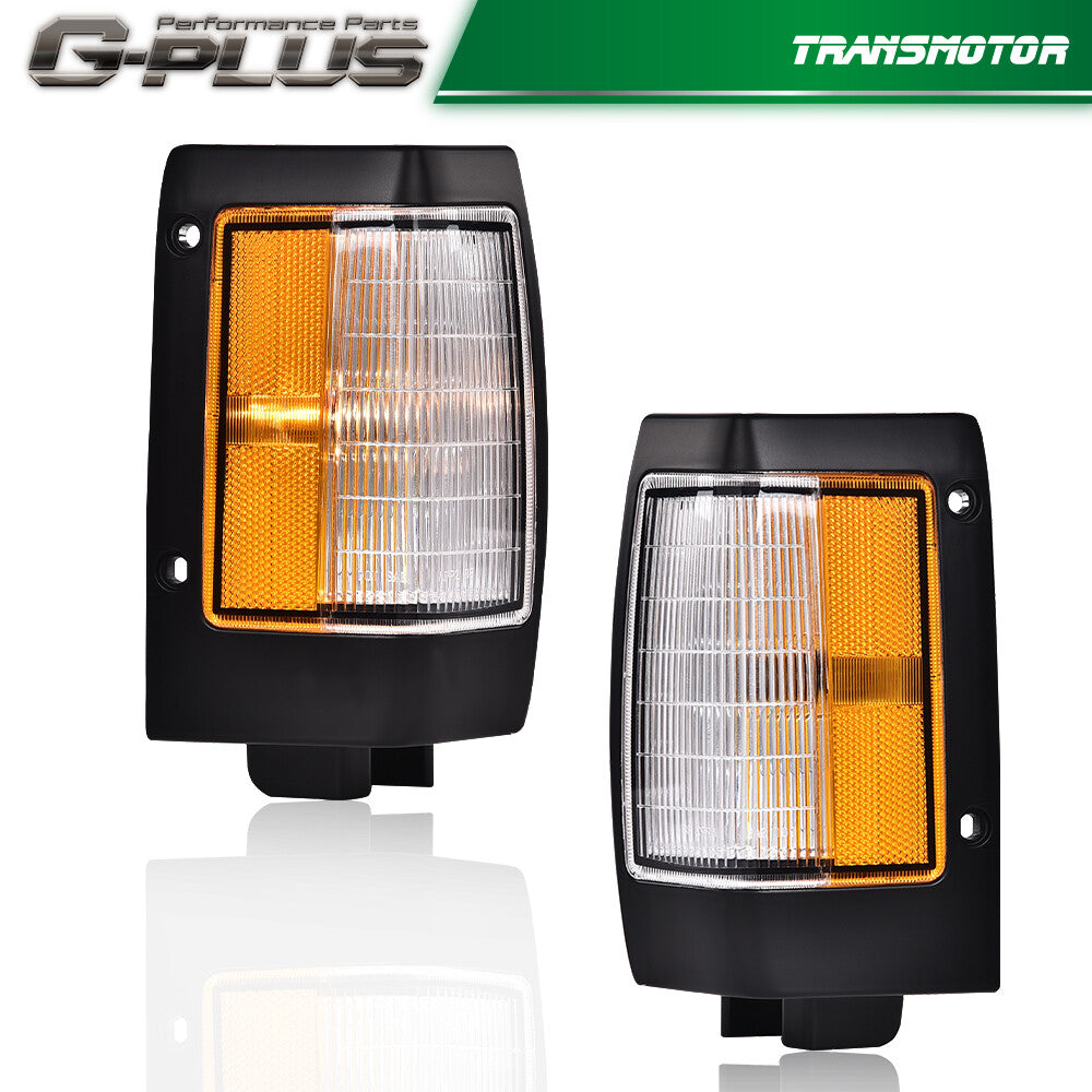 Black parking corner side marker lights suitable for 90-97 D21 pickup kits