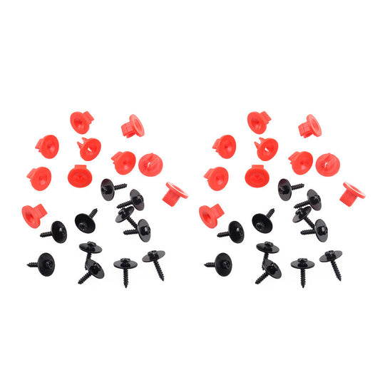 40pcs Engine Under Cover Grommets  Screws Clips Fit for Ford Focus C-MAX New