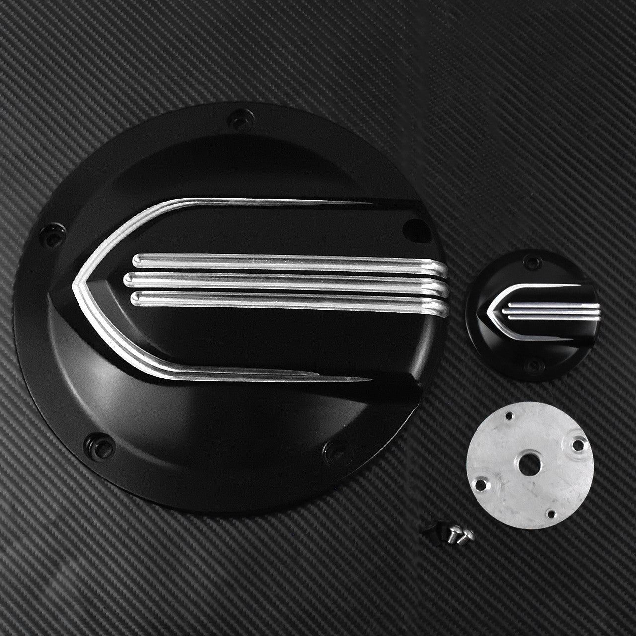 Raised Derby Cover Timing Cover Fit for Harley Touring 16-up FLHTCUL FLHTKL 2015