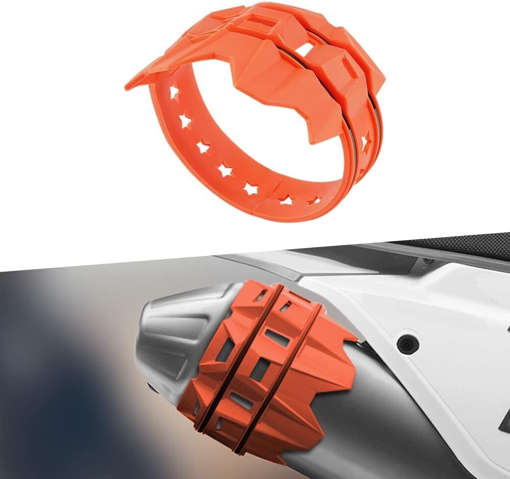Exhaust Tail Pipe Protector for KTM All 50cc-530cc 2004-2018,Hon-, for Yama -, Kawa