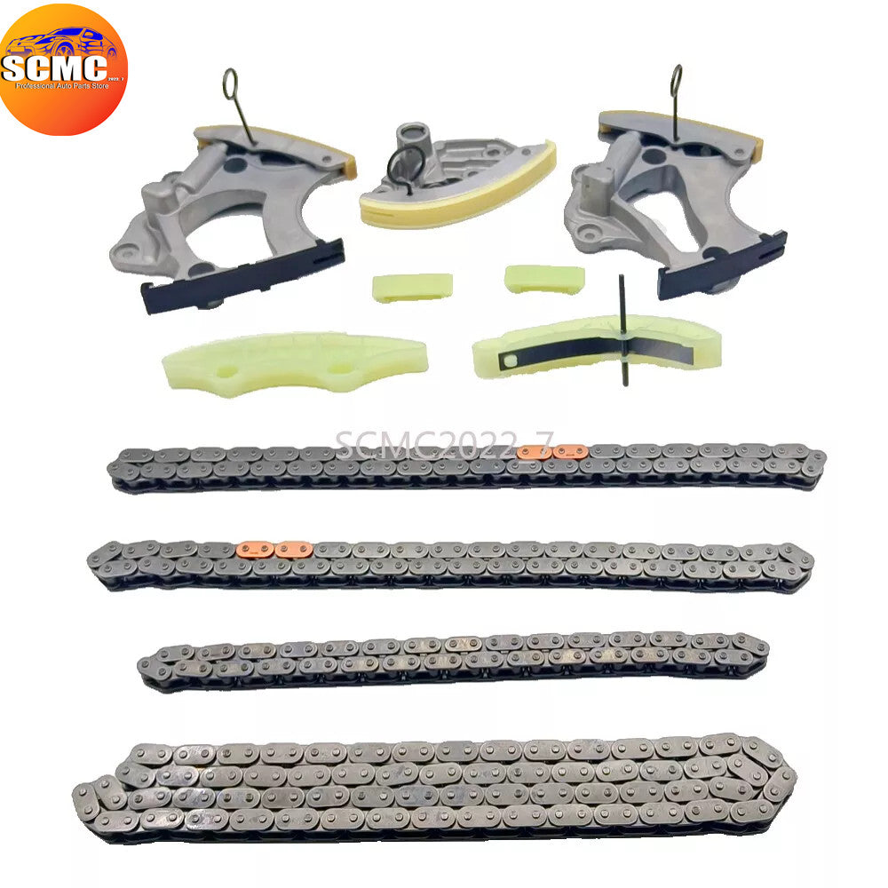 11X Engine Timing Chain Tensioner Guides Kit for AUDI S5 A6 for A8 Q7 3.0L CREC CRED