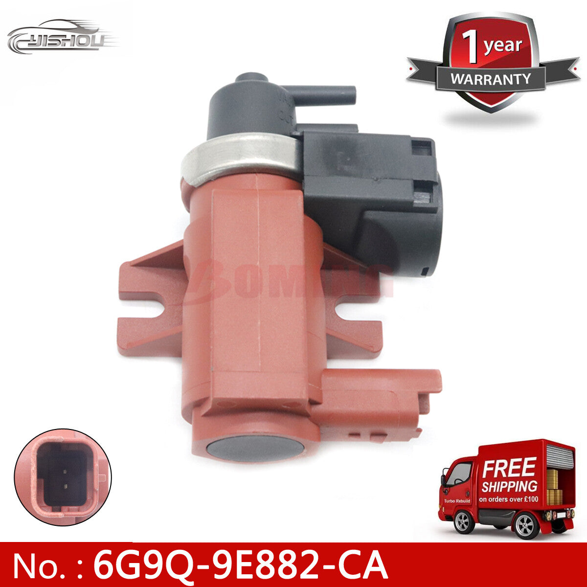 6G9Q-9E882-CA Pressure valve solenoid valve suitable for Ford C-MAX Focus, for Volvo C30, S80 (new)