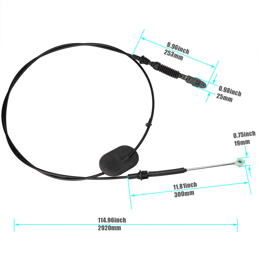 1 Automatic Transmission Cable for Chevrolet for GMC K2500 for Yukon 15037353
