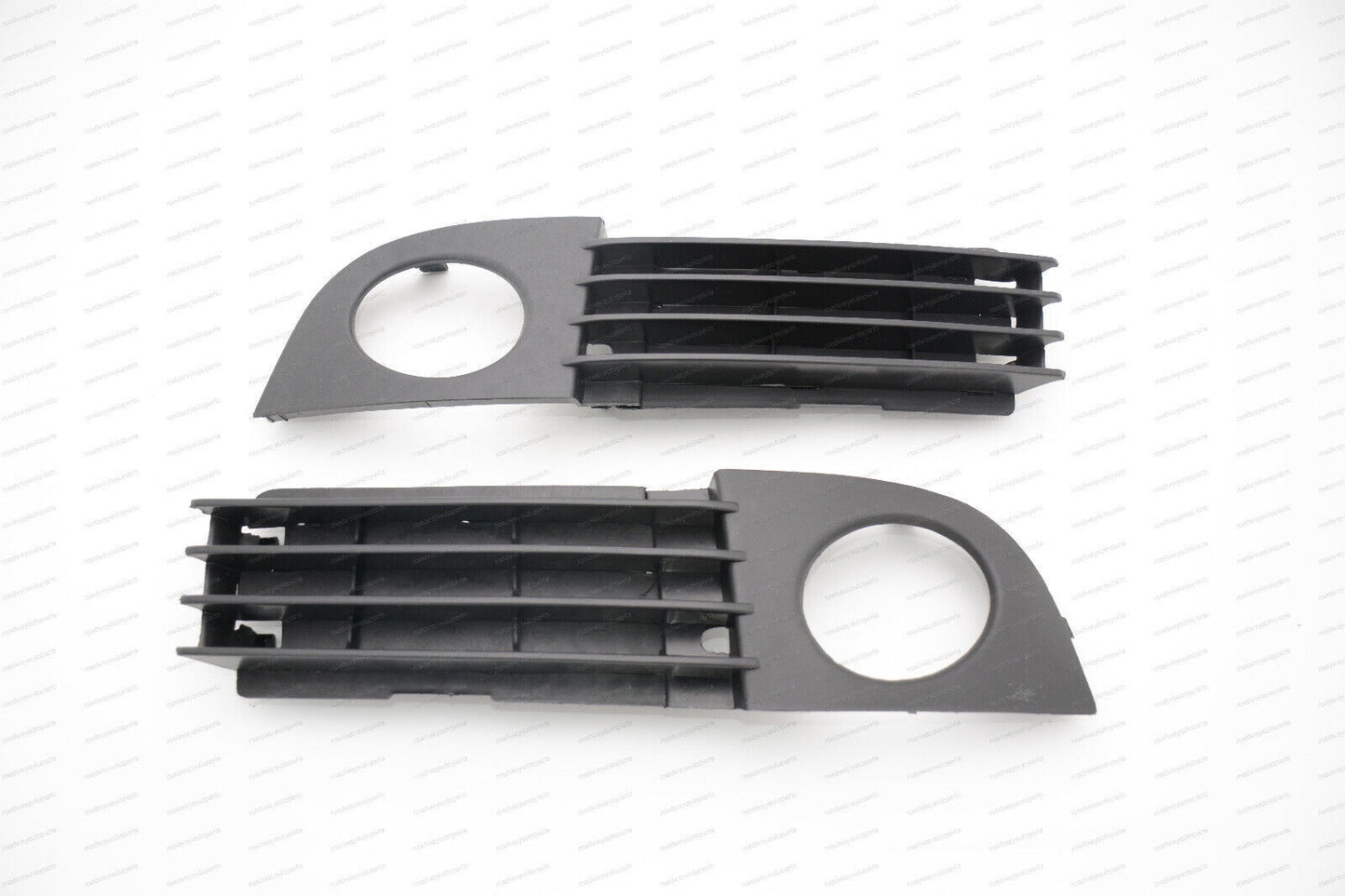 Pair Front Bumper Fog Light Grille Cover Bezel Left Right for Audi for A6 2002-2006