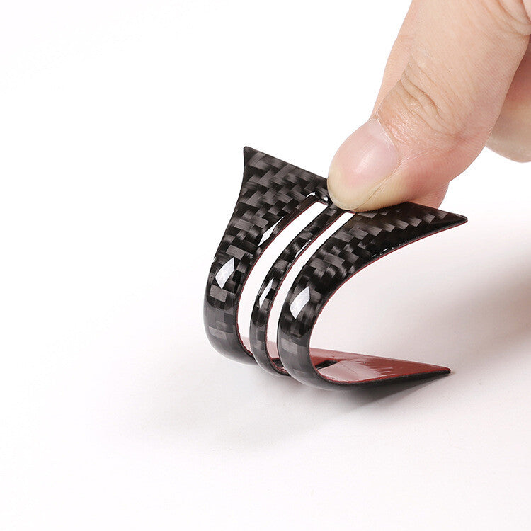 Carbon Fiber Water Cup Holder Cover Trim Fit for Mercedes CLAGLA A Gla200 A180