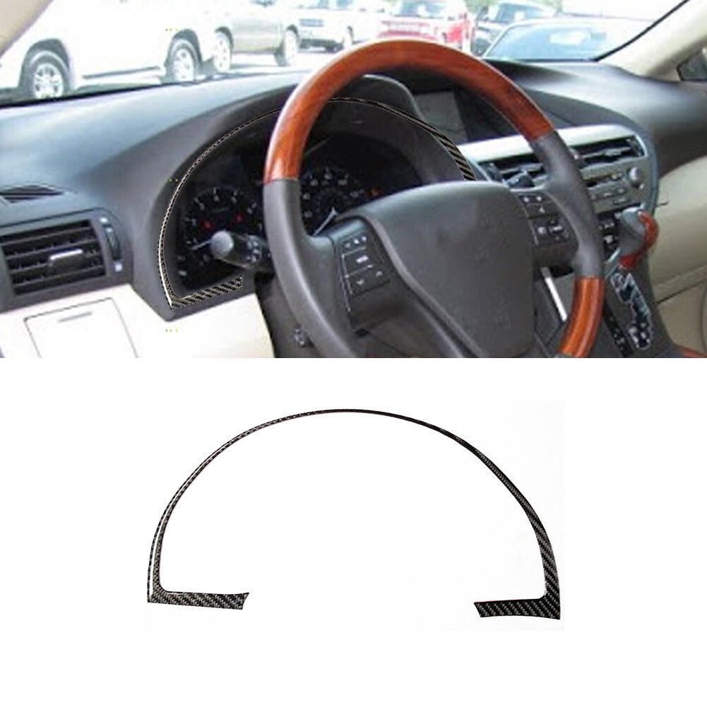 Carbon Fiber Interior Speedometer Cover Trim for Lexus RX350 RX450h 2010-2012
