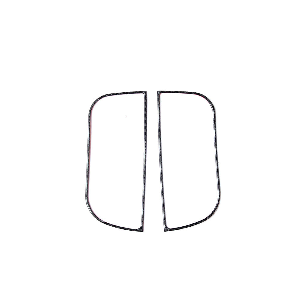 2Pcs Carbon Fiber Air Conditioner Outlet Cover Trim for Dodge Journey 2009-2010