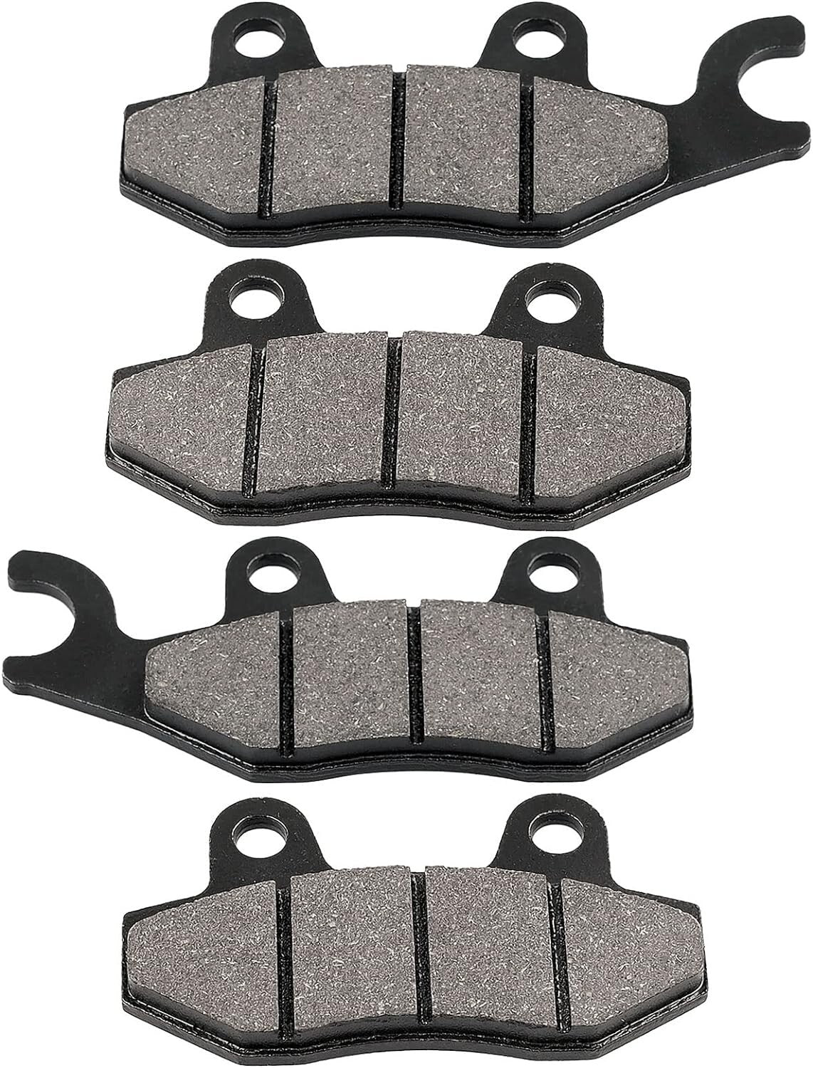 Front Rear Brake Pads for Kawasaki Bayou 300 400 Mule Pro 820 1000 2015-2023