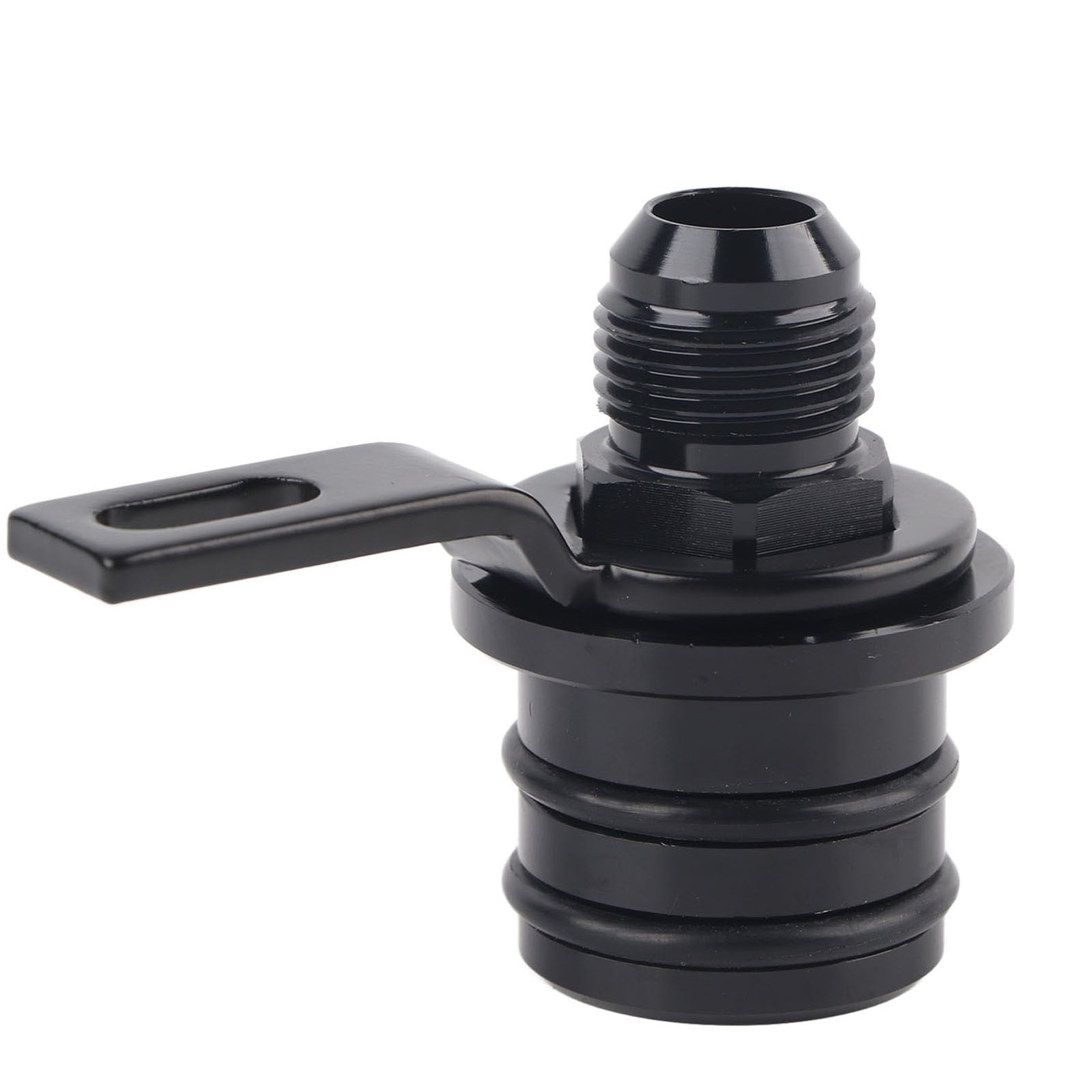_ 10AN Breather Fitting Adapter Black Aluminium Alloy Lightweight Car For Oil