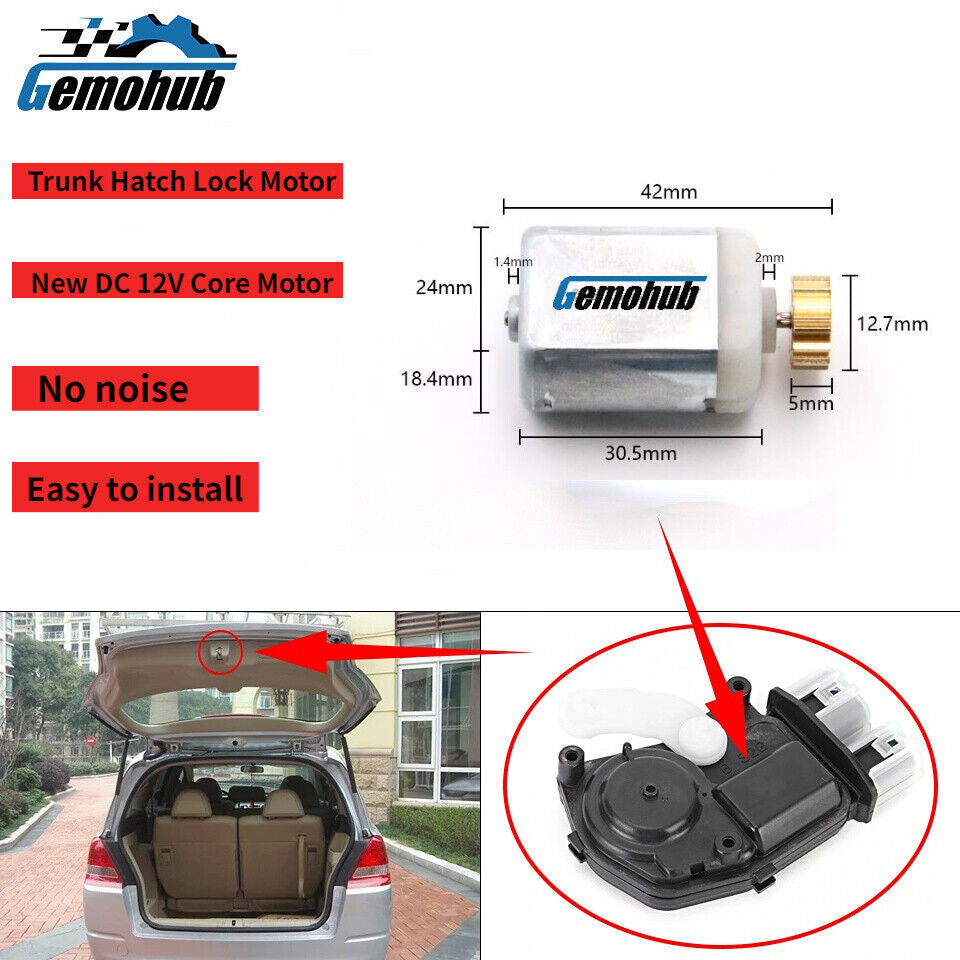 Power Trunk Lock Motor for Citroen DS3 DS4 DS5 DS6 for Peugeot 407
