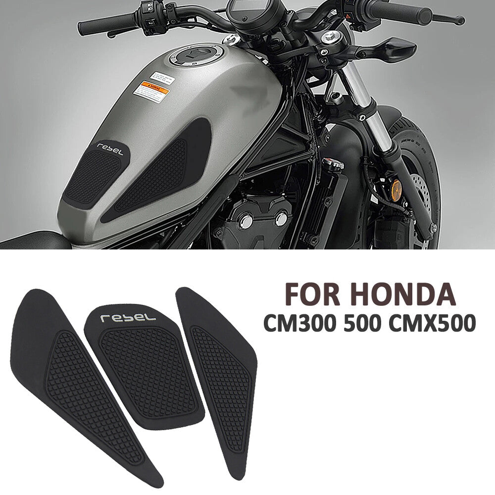 for Honda Rebel 300 CM300 CM500 CMX500 Tank Pad Rubber Sticker Protector Decal