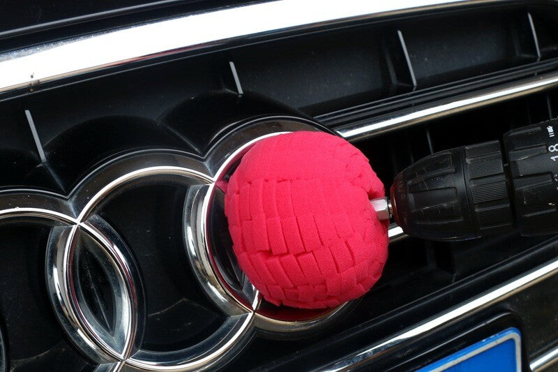 Polishing foam sponge, polishing cone ball cushioning pad, car wheel cleaner