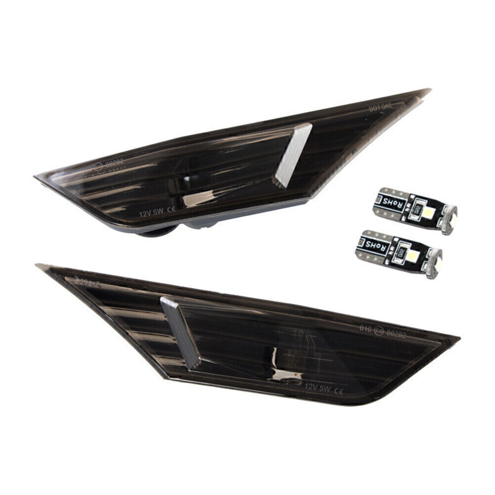 2x Side Marker light Smoked position light W/LED Bulb for Honda for Civic 2016-2020