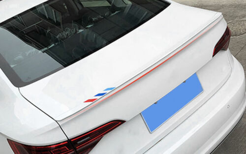 White 1PCS ABS For 2019-2021 for Volkswagen for Jetta Mk7 Rear Trunk Spoiler Wing Flap