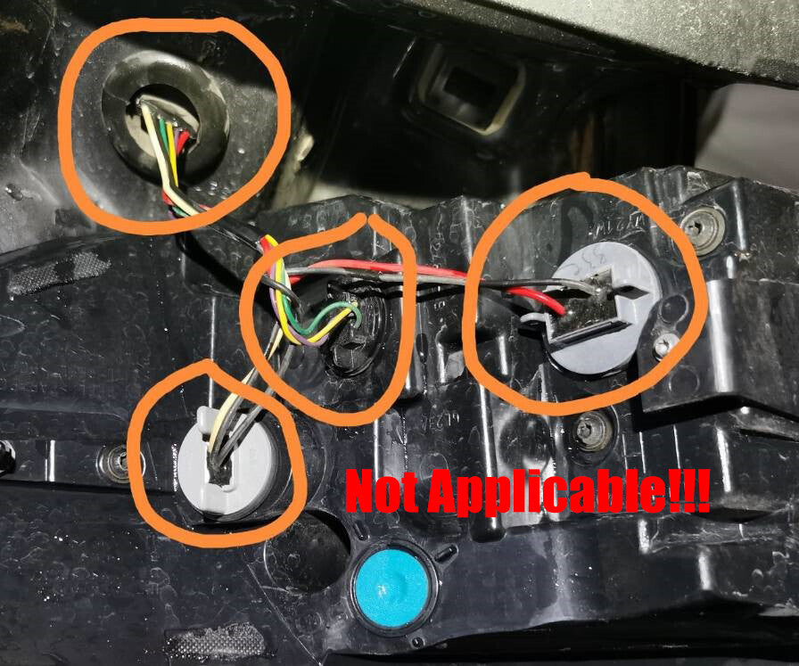 Left Outer Rear Taillight Turn Signal Brake for 2020 for Ford Escape