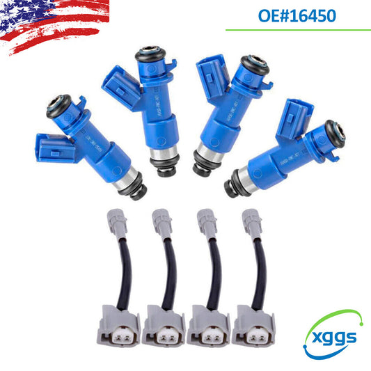 4-Piece Fuel Connector for 410cc for Honda for Civic , for Acura for RDX , RSX, K20, K24 16450-RWC-A01