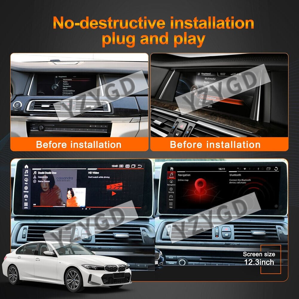 for BMW 7 series F01 F02 2009-2015 256GB Screen Android CarPlay Car Radio GPS
