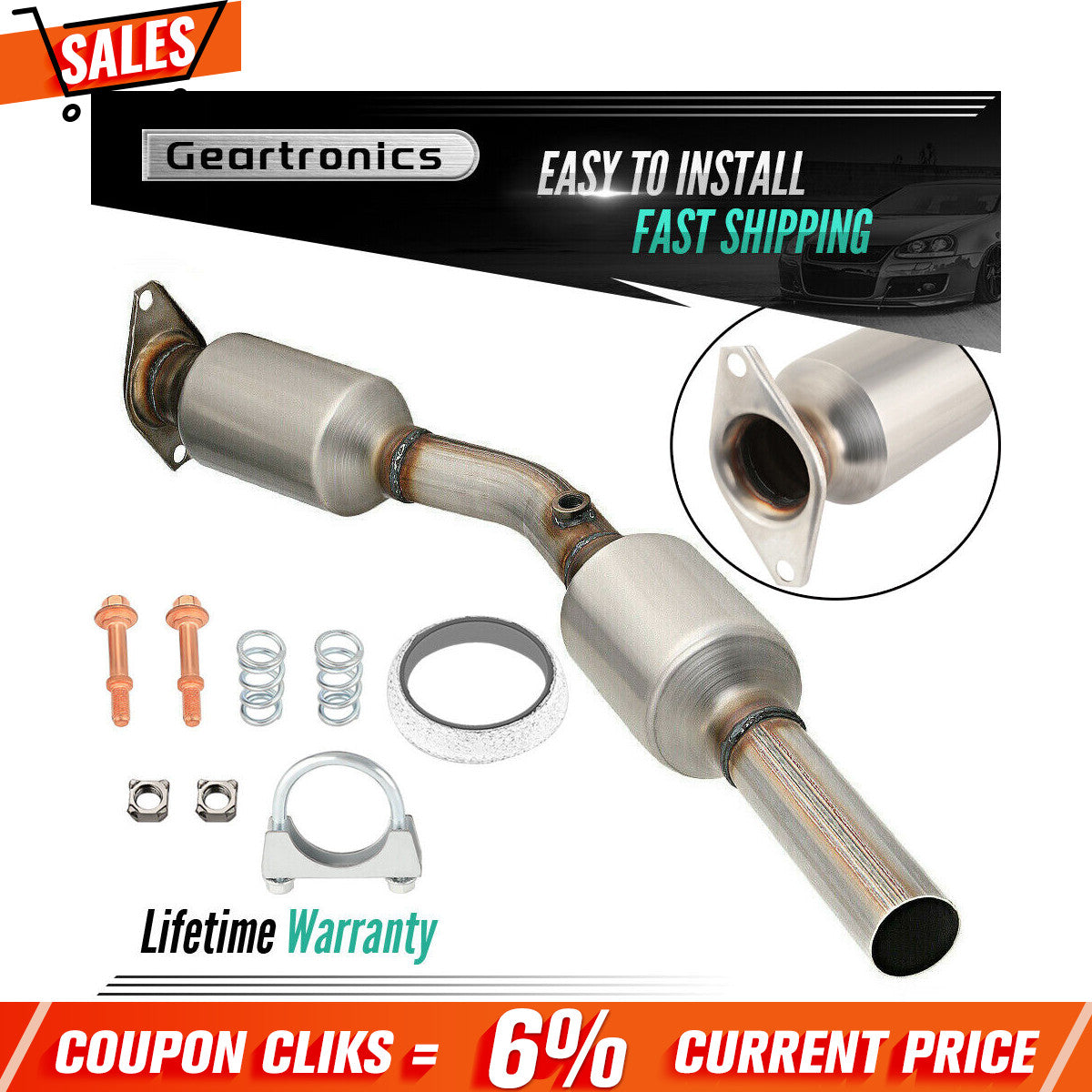Catalytic Converter Fits For 2009-2012 for Toyota for Corolla /Matrix /Vibe 1.8L l4!