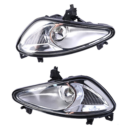 For 07-09 for Mercedes-Benz S-Class W221 S550 Pair Fog Lamp Light Chrome Housing