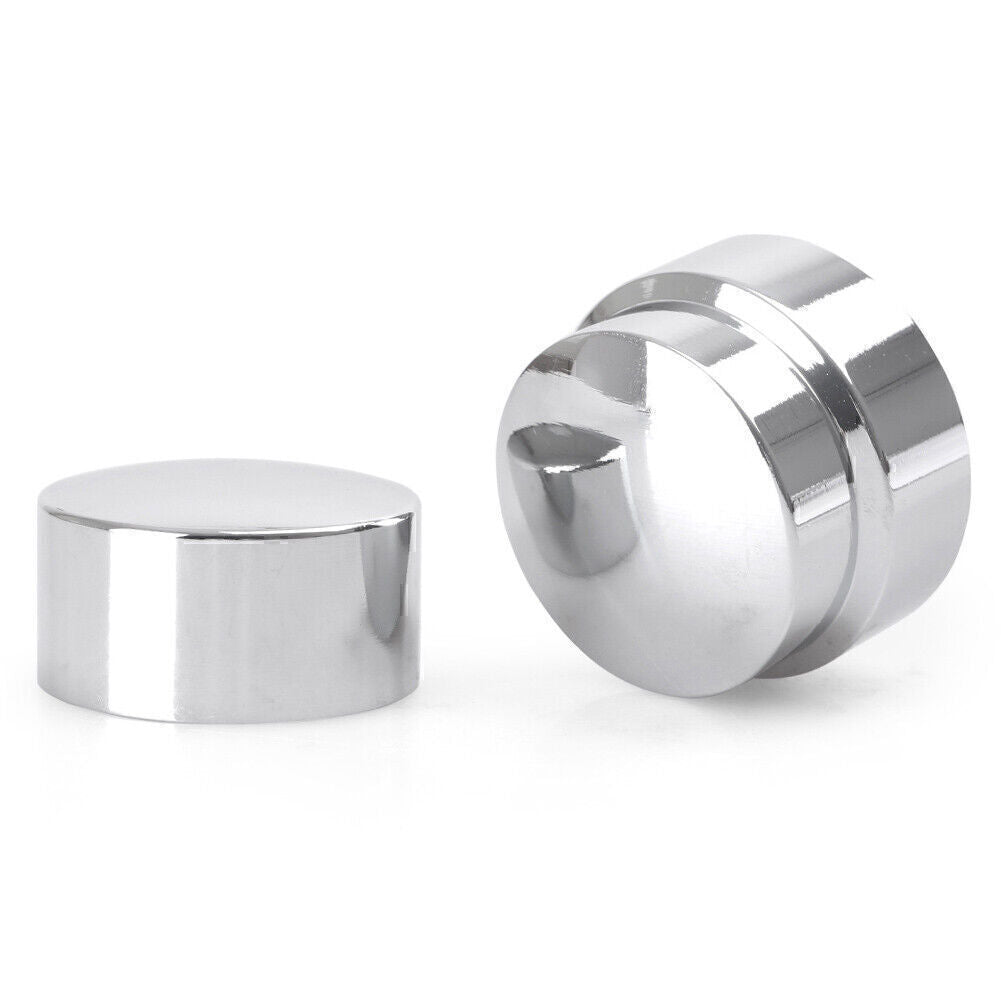 for Harley XL 1200 Dyna CVO Electra Glide 2x Chrome Rear Axle Nut Covers
