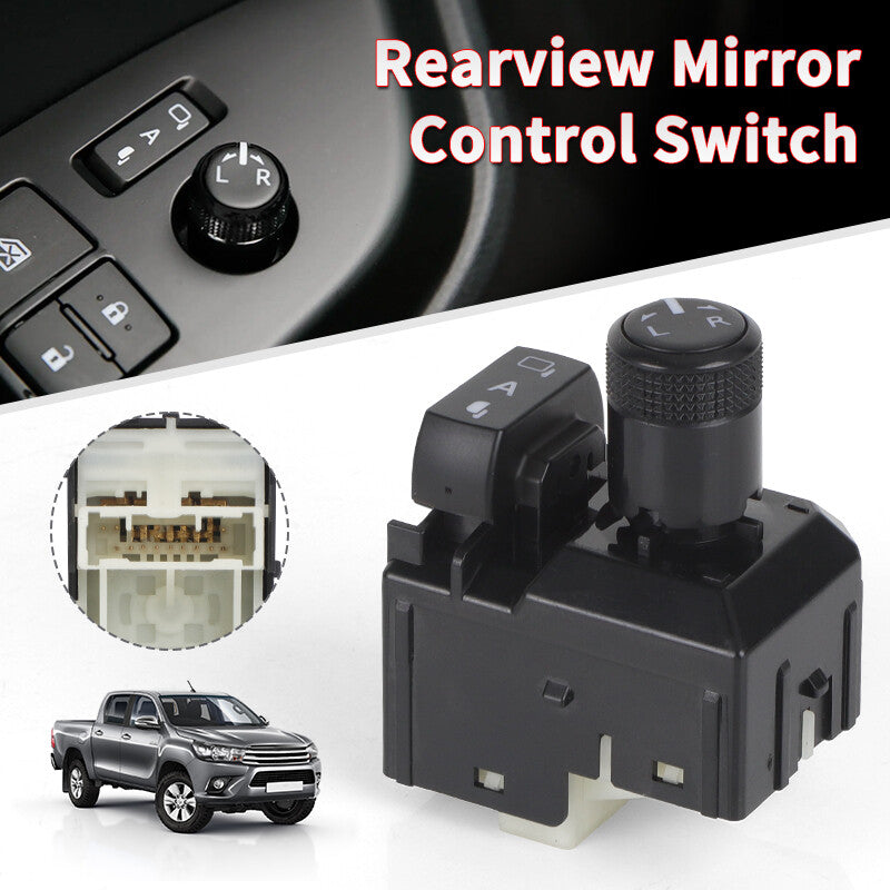 Rearview Mirror Switch Master Adjust Button Knob for Toyota Hilux Revo 2015-2020