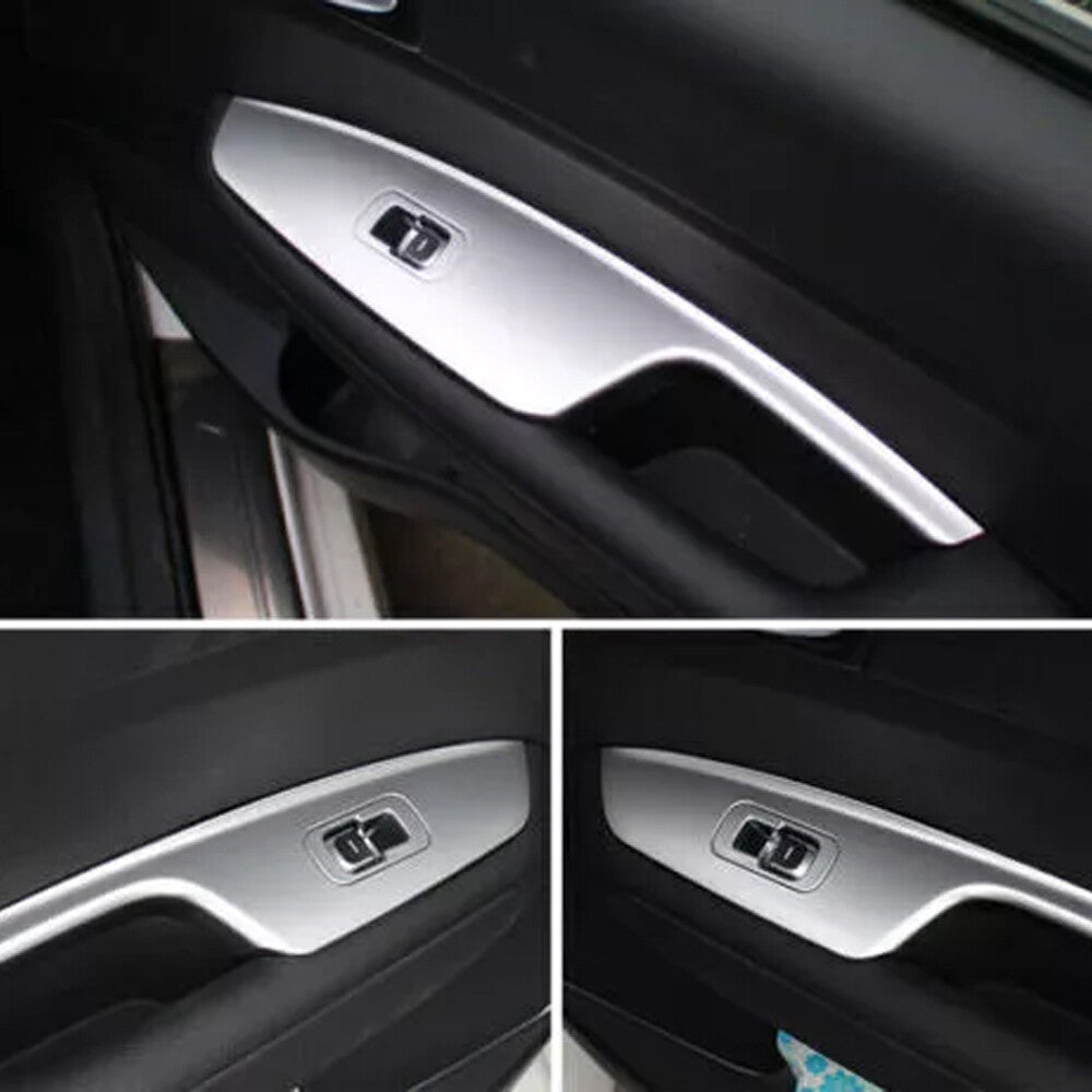 for Kia K5 2016-2020 Matte Silver Door Window Switch Lifting Trim Cover 4