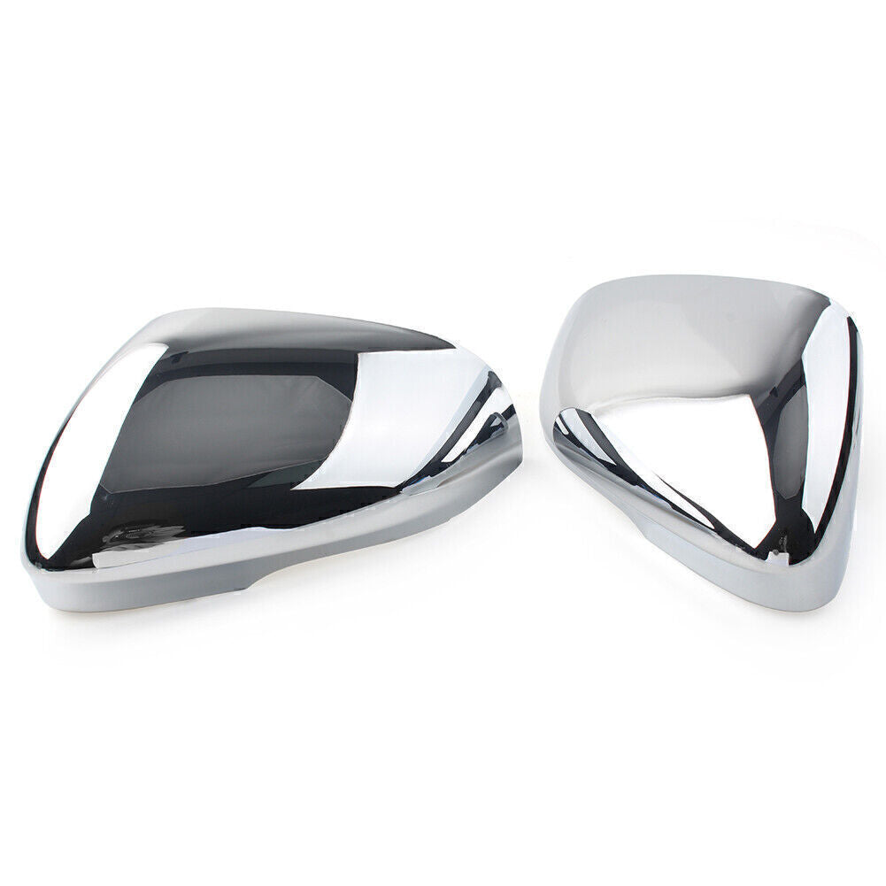 1Pair Rear Side View Mirror Cover Cap Chrome fit for Jaguar XF XFR XFR-S XJ
