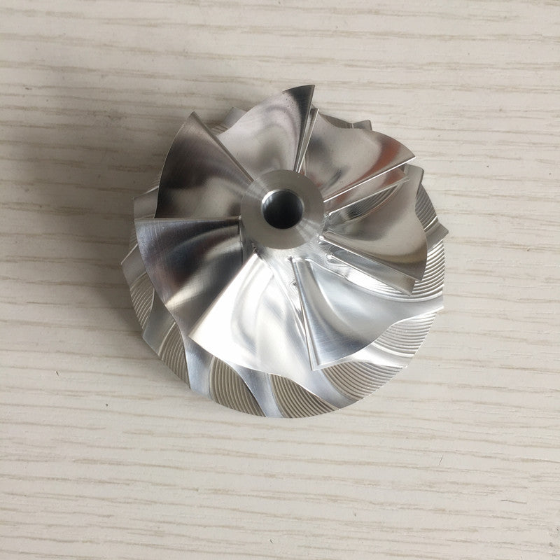 K26 5326-123-2209 54.64/71.00mm 7+7 blades Turbine milling/bulk compressor wheel