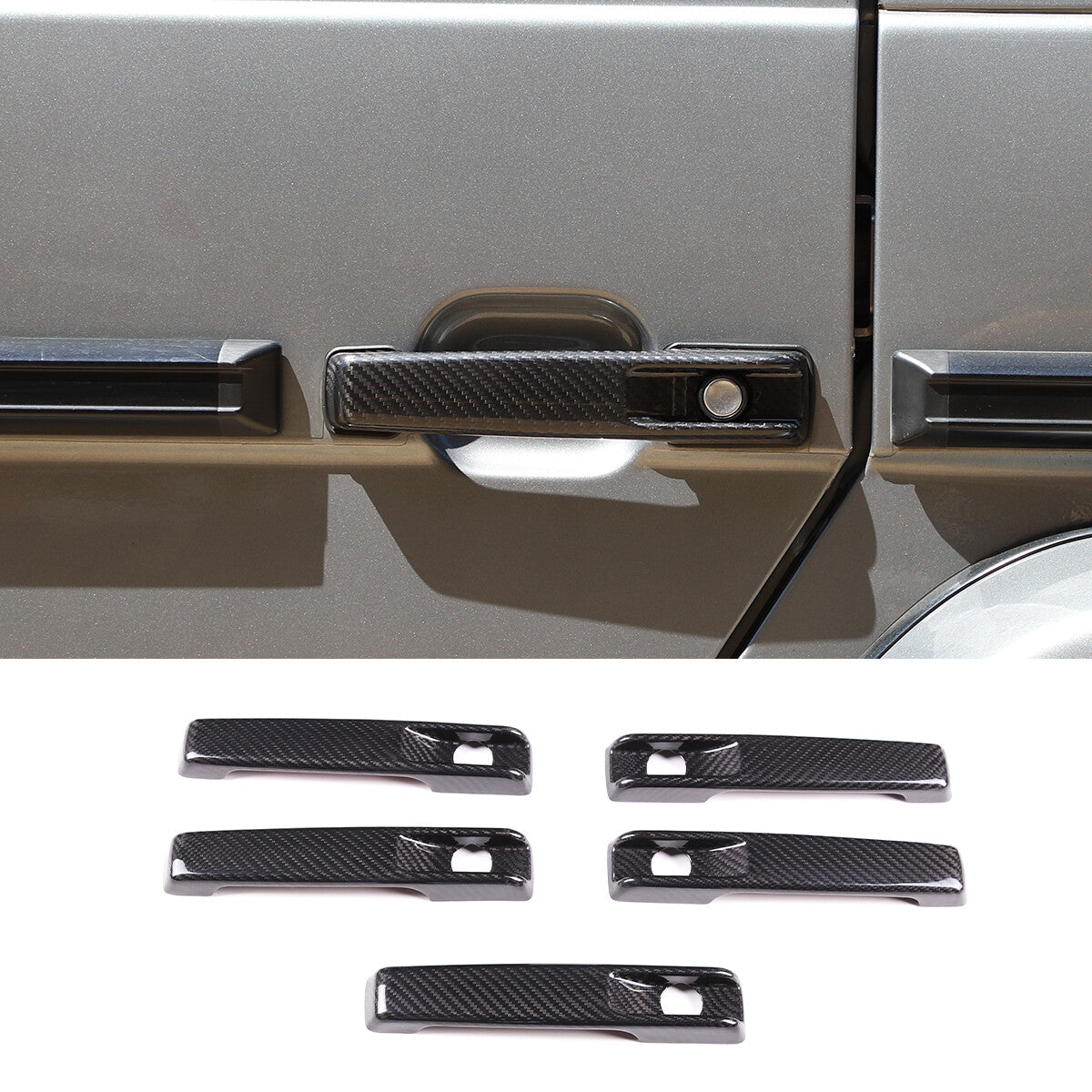 ABS carbon fiber center gear shift cover for BMW X3 G01, X4 G02 18-21