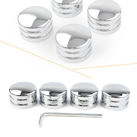 Head Bolt Covers for Harley Sportster XL883 Twin Cam Big Twin 1340 Evo Chrome