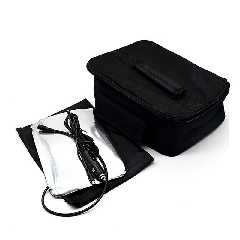 Personal Portable Oven Electric Car Food Picnic Heating Bag Aluminum Insulation