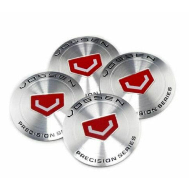 New 4x56 mm silver wheel decals, rim decals, and wheel stickers by Vossen.
