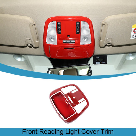 Red Front Reading Light Lamp Cover Trim Decor for Jeep Grand Cherokee 2011-2020