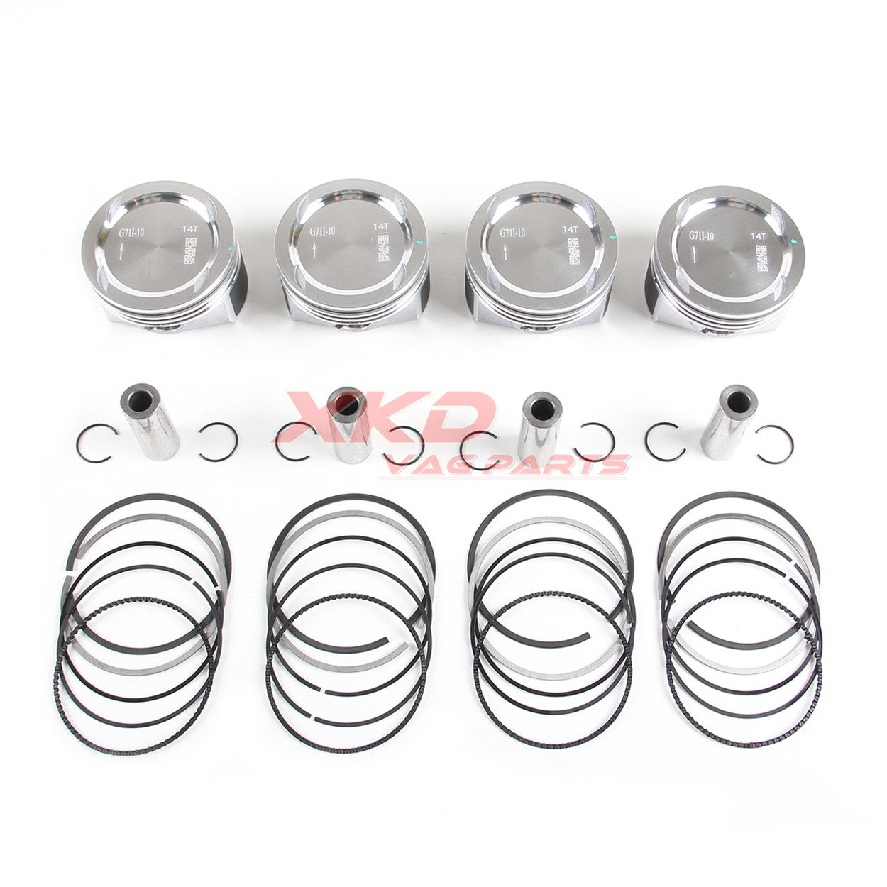 1.4 Pistons Rings STD Kit Fit for Chevrolet for Cruze for Buick for Opel for Vauxhall 55580184