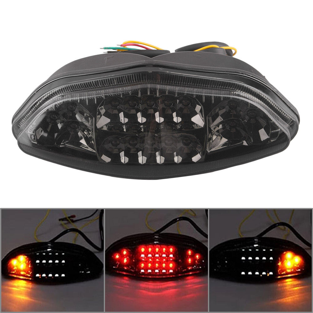 Black LED Tail Light Integrated Turn Signals Fit for Suzuki DL650 V-Strom 2004 -2009