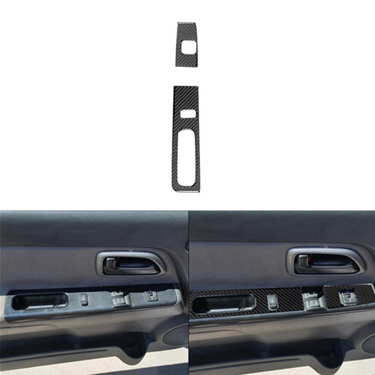 Carbon Fiber Driver Side Door Control Cover For Colorado 2004-12/ for Canyon 2005-12