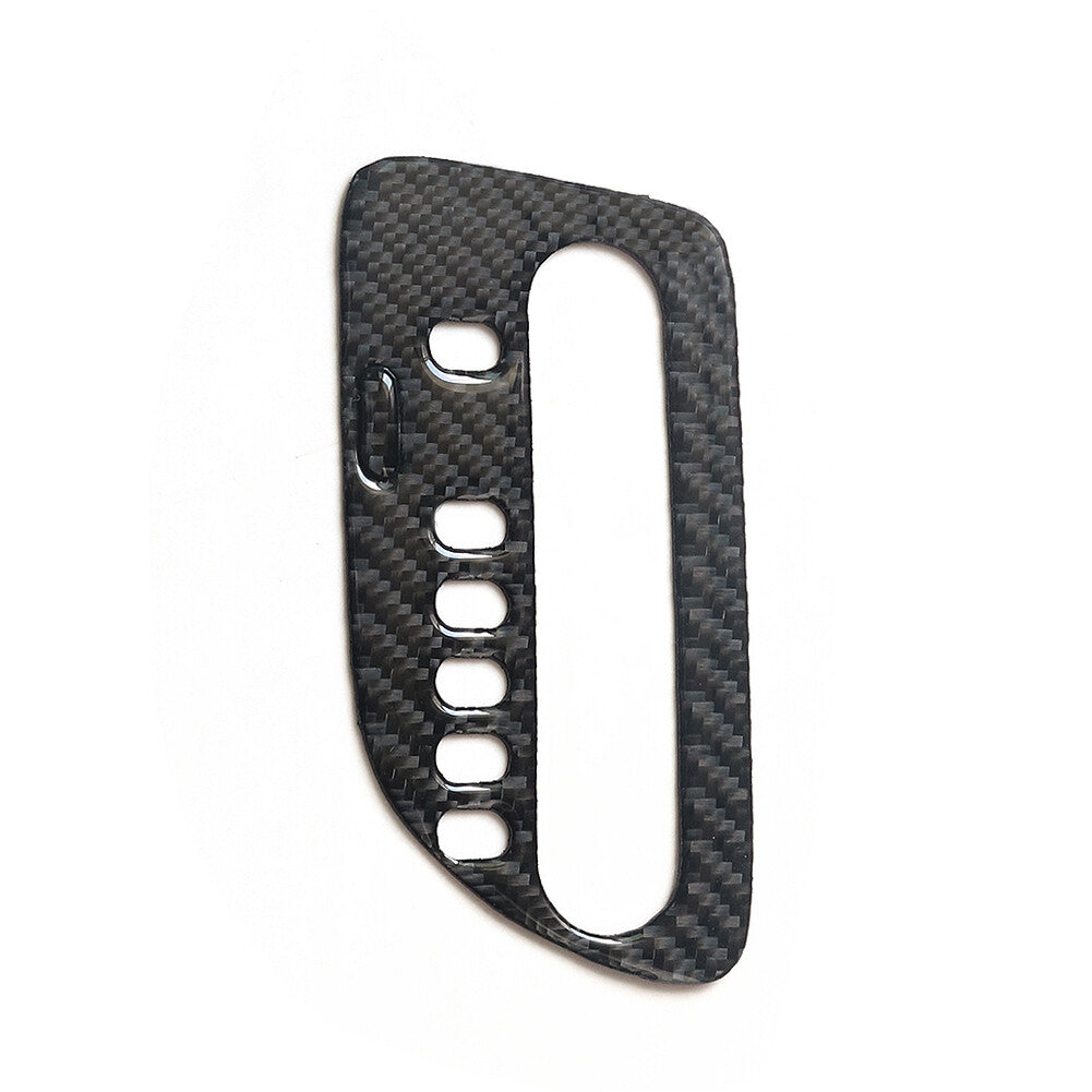 2x Carbon Fiber Interior Gear Shift Panel Cover Trim for Honda Odyssey 2005-2010